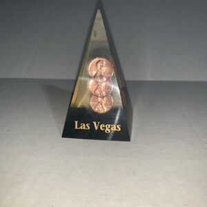 Las Vegas Souvenir Pyramid with Coins